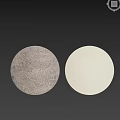 Round carpet 3d model