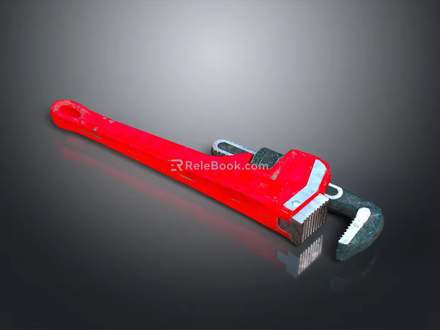 Pipe pliers vise vise bench vise wrench wrench tool hardware tool processing tool furniture 3d model