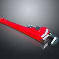 Pipe pliers vise vise bench vise wrench wrench tool hardware tool processing tool furniture 3d model
