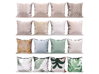 Nordic Style Pillow Cushion 3d model