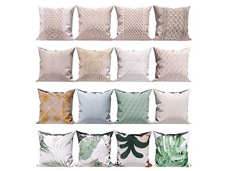 Nordic Style Pillow Cushion 3d model