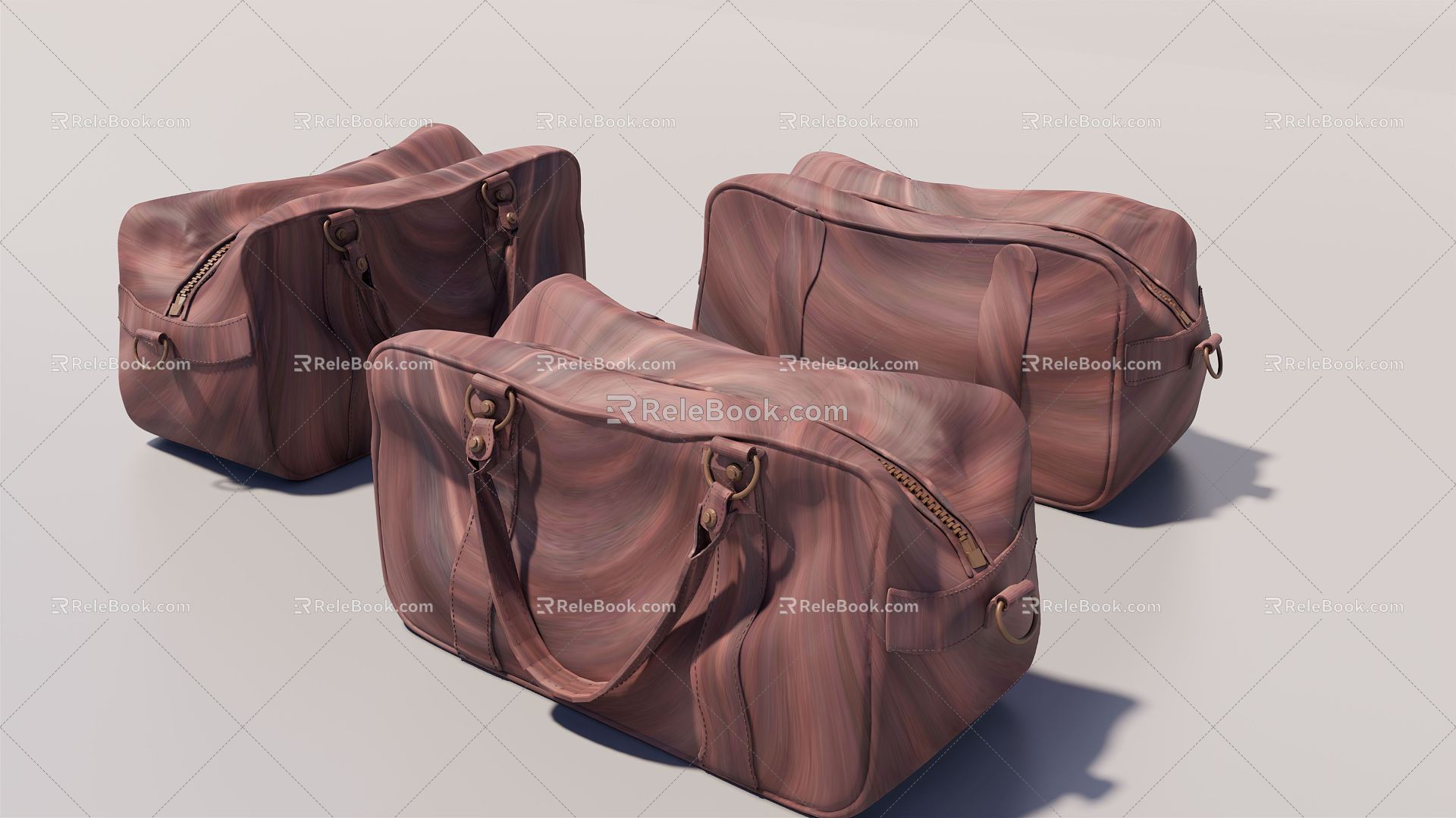 Modern Handbag Travel Bag Travel Bag 3d model