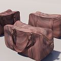 Modern Handbag Travel Bag Travel Bag 3d model