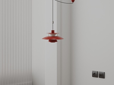 Modern chandelier 3d model