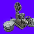 Movie Projector Movie Projector Vintage Movie Projector suit 3d model