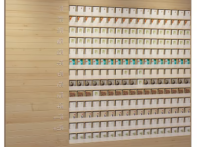 Diverse Background Wall Material Samples With Various Colors And Textures 3d model