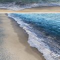 Beach Sea Beach Spray 3d model