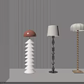 Modern Floor Lamps Featuring Creative Shapes Stylish Shades and Various Colors