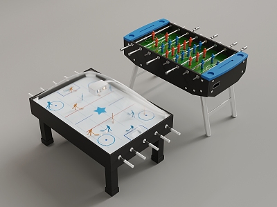 Cho Table Football Hockey Game 3d model