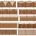 Different Styles Of Wooden Railings With Decorative Patterns For Outdoor Spaces