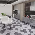 Modern pantry 3d model