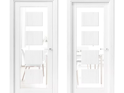 Simple Room Door Single Door Simple Room Door Single Door Toilet Door 3d model