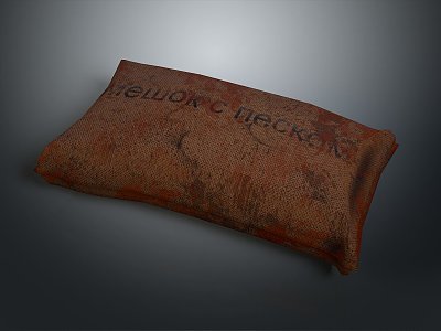 Sack Bag Cereal Bag 3d model