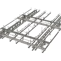 Industrial Building Mechanical Pipe System Layout With Metal Framework Structure