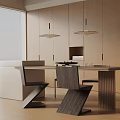 Modern table combination 3d model
