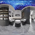 Luxury Modern Beauty Hair Salon Interior Design With Professional Styling Stations And Bright Soft Lighting