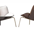 Modern Stylish Accent Chairs With Upholstered Seats And Metal Legs In Various Colors