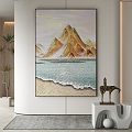 modern decorative painting 3d model