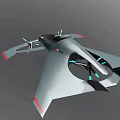 Advanced Futuristic Flying Car With Aerodynamic Body And Rotor System Design