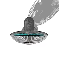 Rowenta Desktop Air Cooler Fan With Mesh Cover Blue Blades And Grey Base