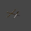 Connor's Sword Cold Weapon 3d model