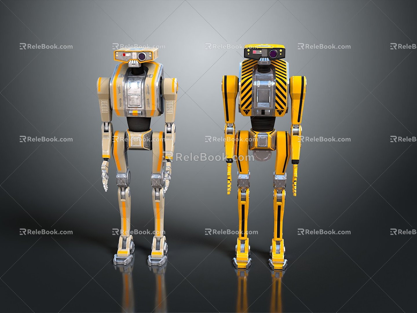 Robot Robot Assistant Small Robot Robot Butler Robot Butler Figure Game Figure 3d model