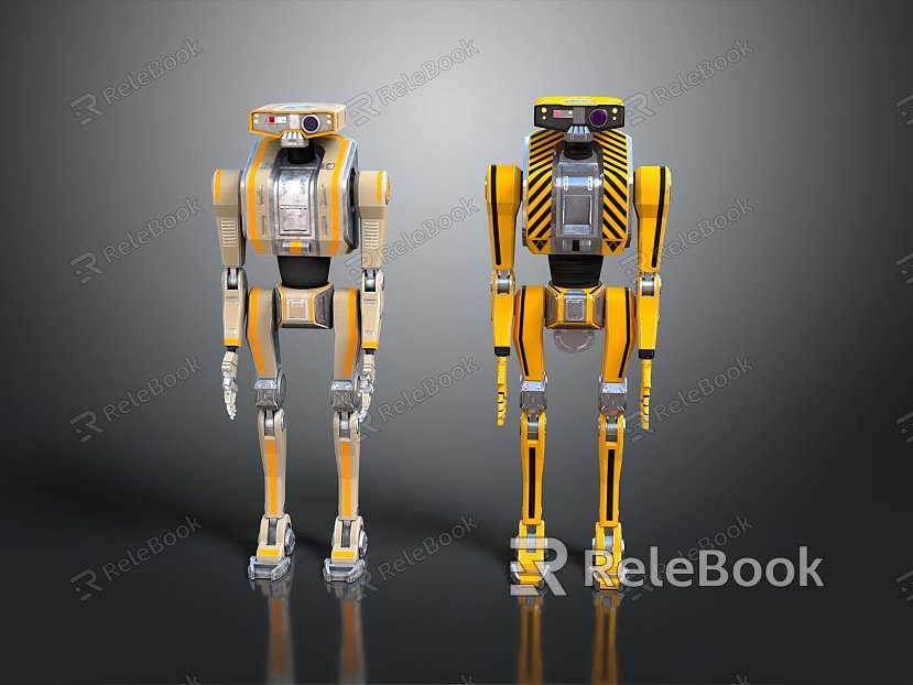 Robot Robot Assistant Small Robot Robot Butler Robot Butler Figure Game Figure model