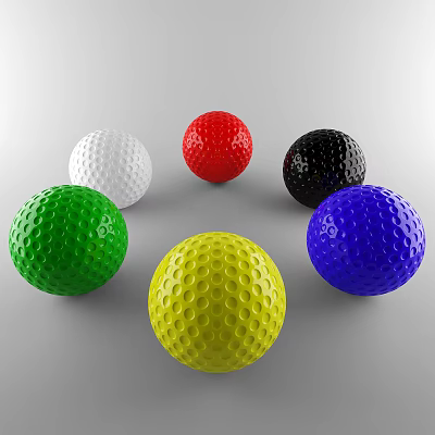 modern ball golf 3d model