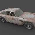 Scrap car car 3d model