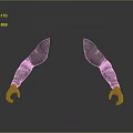 Human Arms With Black Long Sleeves And Pink Hands On Gray Background