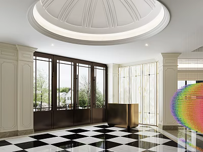 Jianou Hall Sales Office 3d model