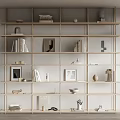 Modern Bookshelf 3d model