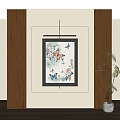 New Chinese Decorative Painting 3d model