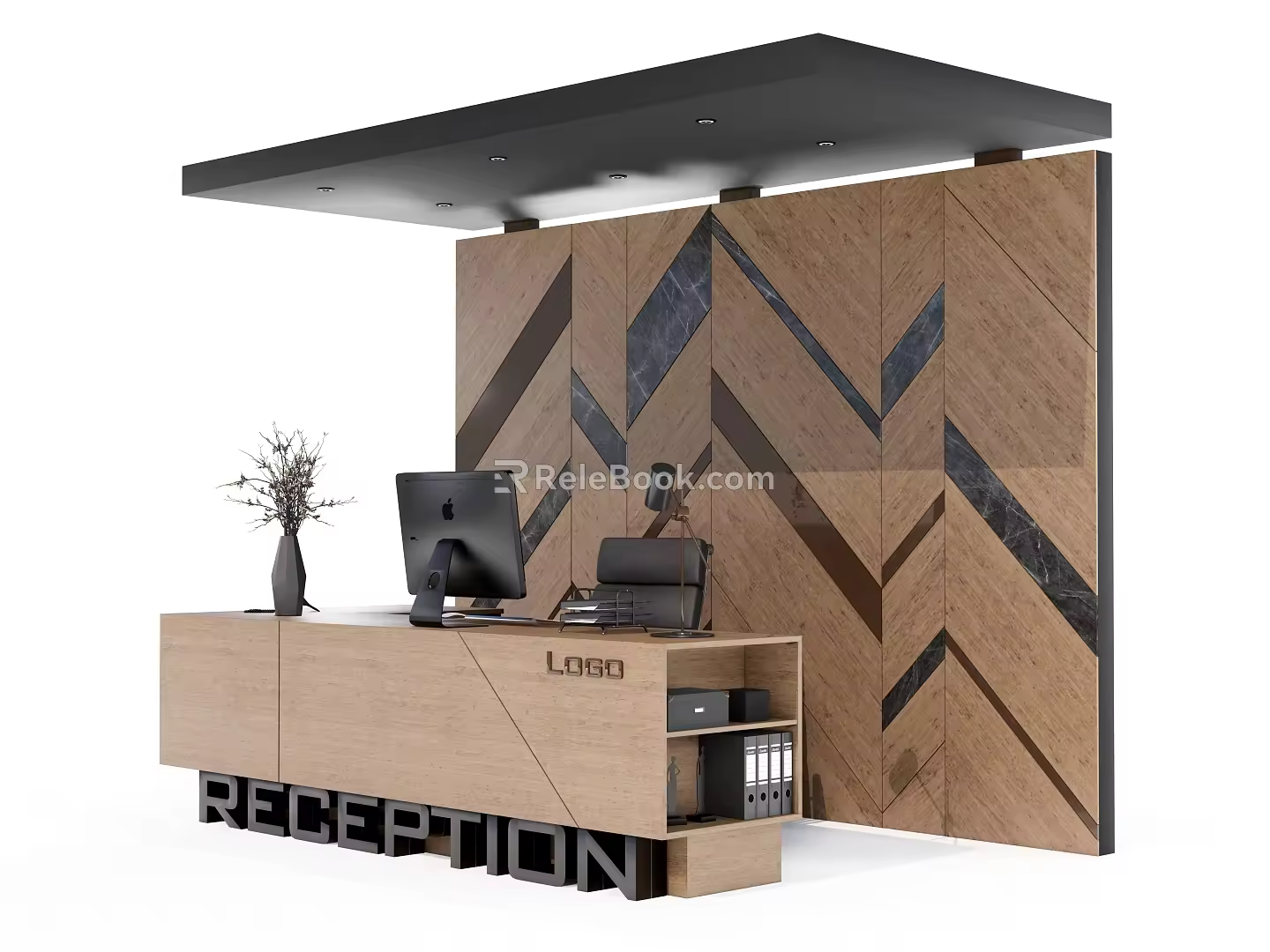 Reception Desk Front Desk Information Desk 3d model
