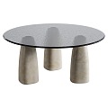 Modern Coffee Table Glass Coffee Table Simple Coffee Table Special Shape Coffee Table Side Table Round Table Oval Coffee Table Combination Minimalist Coffee Table 3d model