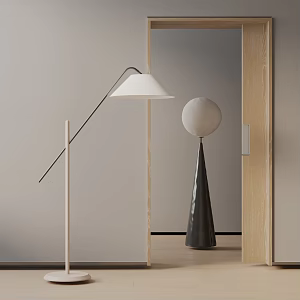 Modern floor lamp 3d model