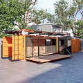 Modern Container Store Container Cafe Cultural and Creative Container Public Building Small Building Post Building 3d model