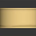 Golden Metal Canned Food Container With Sealed Lid For Preserved Food