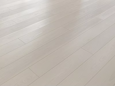 Light Colored Natural Wooden Floor With Smooth Surface And Visible Wood Grain 3d model