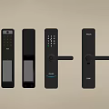 PLFA Smart Door Locks With Various Designs Digital Keypad And Fingerprint 3d model