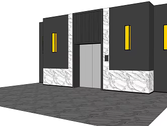 Hotel Elevator Modern Elevator 3d model