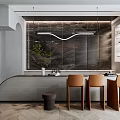 Modern Front Desk 3d model