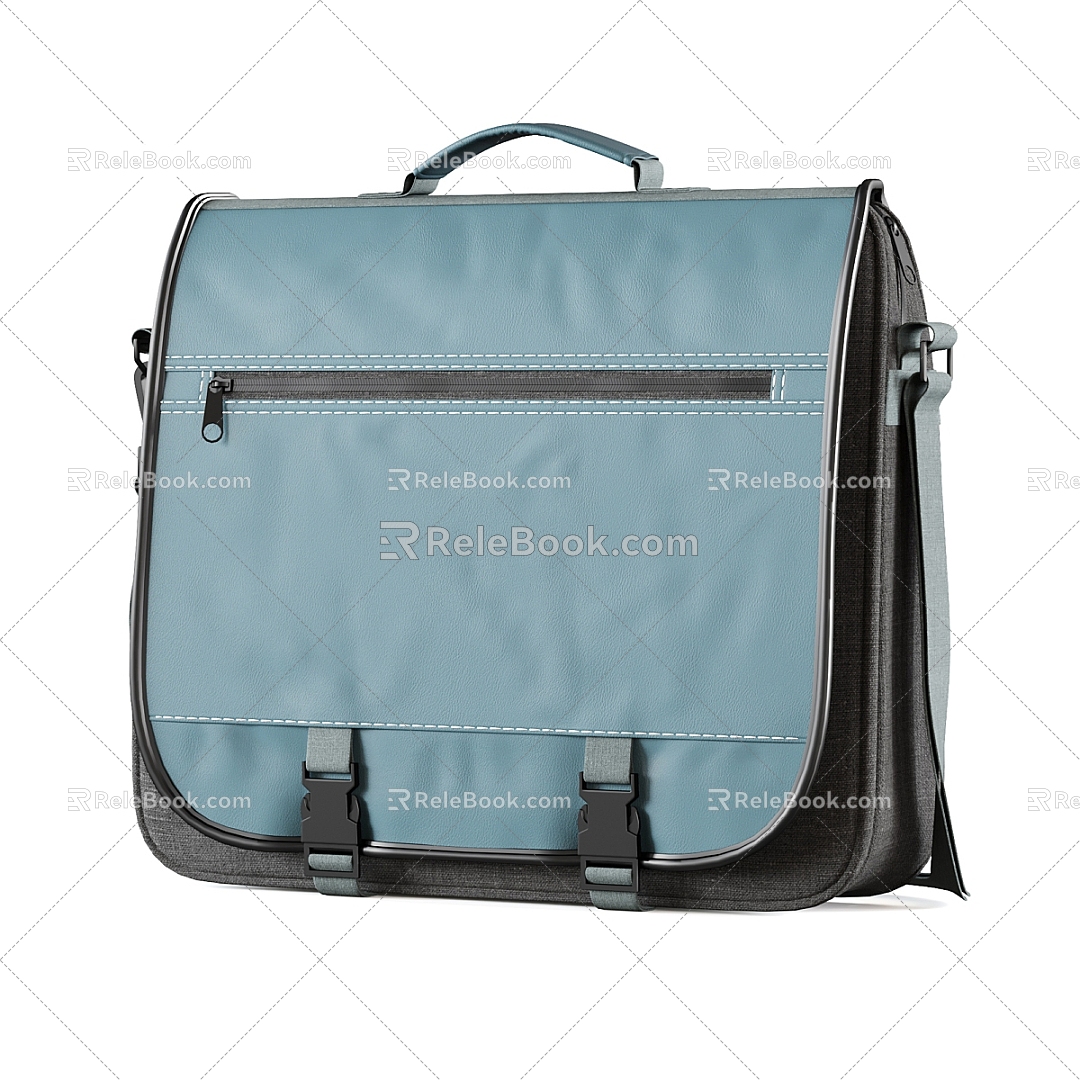 HAMA Blue Laptop Bag 3d model