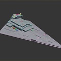 Modern Destroyer Star Destroyer Star Destroyer Spaceship 3d model