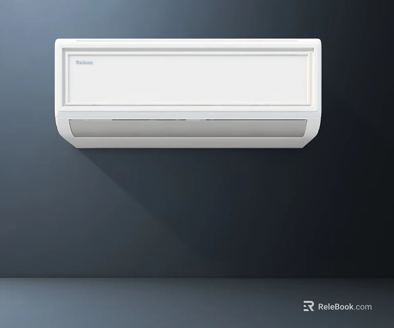 Daikin White Wall Mounted Air Conditioner Fan With Modern Design And Cooling Function 3d model