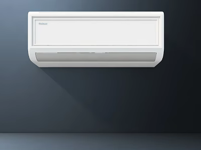 Daikin White Wall Mounted Air Conditioner Fan With Modern Design And Cooling Function 3d model