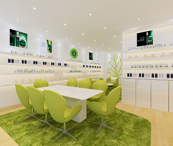 Modern Cosmetics Store 3d model