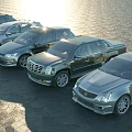 Multiple Different Car Models Including SUV Pickup And Sedan Parked Outdoor Under Sunlight