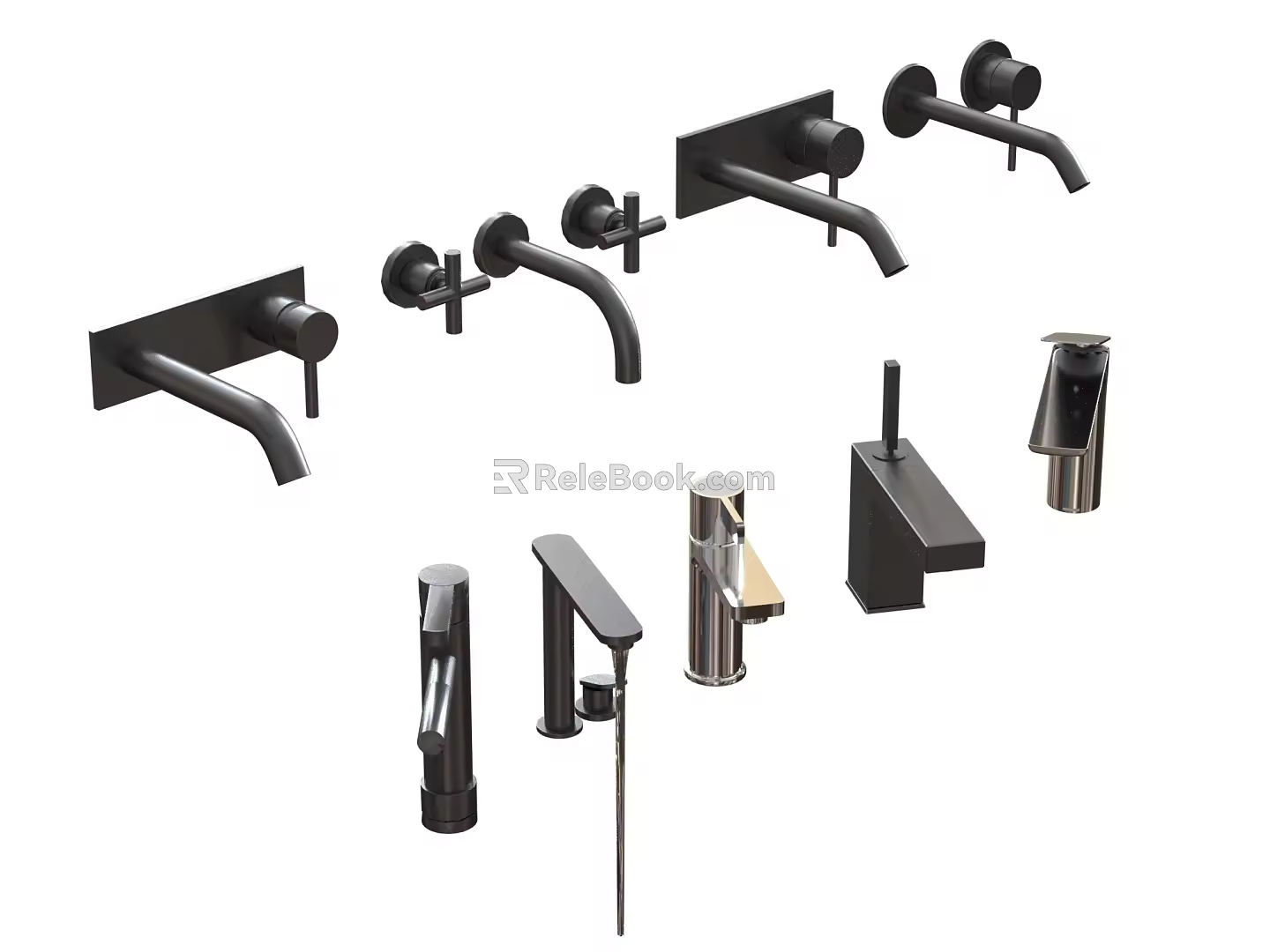 Modern faucet basin faucet sink faucet 3d model