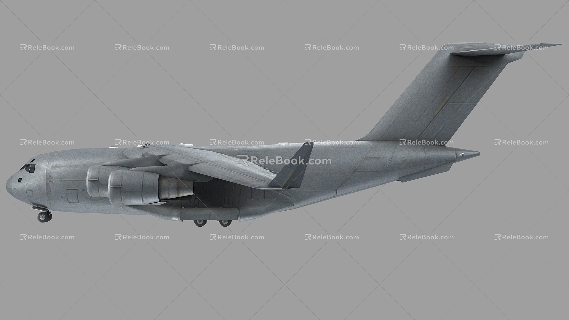 PBR C17 Global Overlord III C17 Globemaster III Large Military Transport 3d model